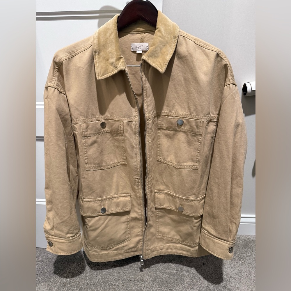 LOFT Beige Barn Jacket